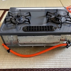 ガスコンロ　LPガス　ホース付きの画像