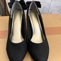 ヒール　キラキラ　リボン