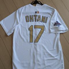 ドジャース 大谷翔平 ユニフォーム 限定 ワールドチャンピオン ゴールド Мの画像