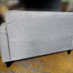 DCM◆ファブリックソファ グレー 【F-SA02】2人掛ソファの画像