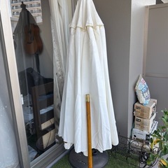 ガーデンパラソル、ベースのセット
