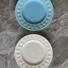 新品　<ウェッジウッド> フェスティビティ アイボリー・ブルー ...