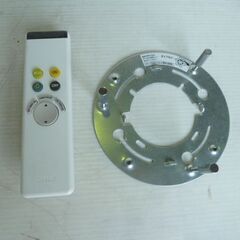 【中古】オーデリック LEDシャンデリア OC257097LC ～6畳用 6W×6灯タイプ 電球色 調光タイプ リモコン 英字表記 照明器具 ODELICの画像