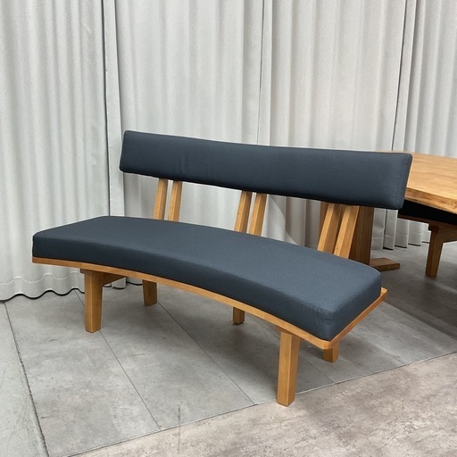 KF-1【新入荷 アウトレット品】松田家具 望来×白王 和風ベンチ