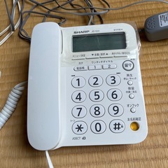 ＳＨＡＲＰの電話器　説明書付きの画像