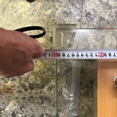 【使用品
】ガラステーブル　お洒落の画像