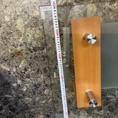 【使用品
】ガラステーブル　お洒落の画像