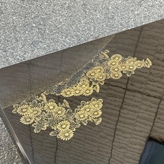 【RKGKG】特価！伝統工芸/輪島塗/辰清作/座卓/蒔絵/漆黒/漆塗/座敷机/中古品/当社より近隣地域無料配達の画像