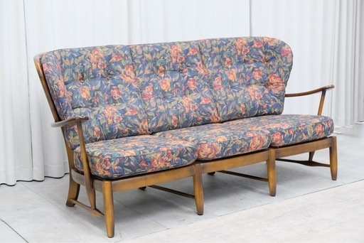 KF-4【新入荷 リサイクル品】カリモク コロニアル1シーターアーム