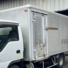 2.7坪、外寸長さ457cm、アルミバン、コンテナ、スロープ付き！鍵付き！横ドア！●バイクガレージ.作業場.防災備蓄倉庫.農牧漁業.離れ● 福岡発の画像