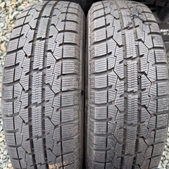 175/65R15 TOYO TOYO GARIT GIZ スタッドレスアルミホイールセット 4本 溝有 バリ山 美品 15×5.5J 4H PCD100 ＋50 アクア ヤリス フィットの画像