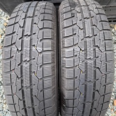 175/65R15 TOYO TOYO GARIT GIZ スタッドレスアルミホイールセット 4本 溝有 バリ山 美品 15×5.5J 4H PCD100 ＋50 アクア ヤリス フィットの画像