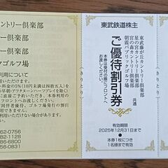 ⛳️ゴルフ場優待割引券2枚