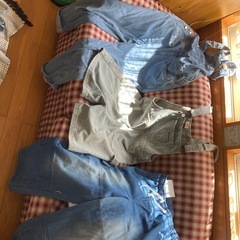 早い者勝ち　新品　サロペットジーンズ3点