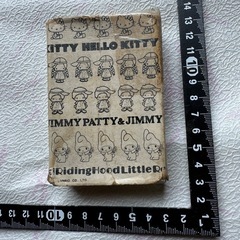 ごみ1976年初期型SANRIOサンリオHELLO KITTY 【ハローキティー・トランプカード】ケース割れ有りジャンク指定条件下の画像