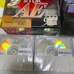 ビデオテープカセットテープ8ミリビデオカセット MD すべて未使用未開封ですの画像