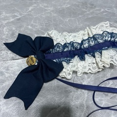 ヘッドドレス ブルーの画像