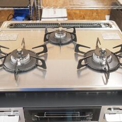 実使用無 美品 Harman ハーマン ガスビルトインコンロ DW32Q6WTSKSV 都市ガス12A 13A 用 幅60cm 3口コンロ 2022年 04月製 HPの画像