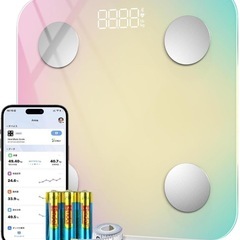 スマホ連動 体重計　体脂肪計 高精度 体組成計　BIA測定技術