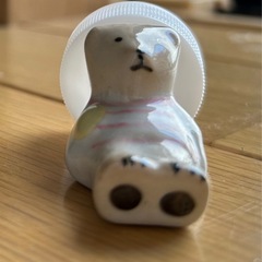 初投稿の半額‼️《未使用》くまの箸置き5個セット 玄関オブジェ,ガーデニングにも♪の画像