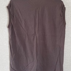 無印良品インド綿天竺編みスリーブレスＴシャツの画像