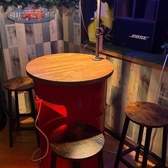 自作ドラム缶テーブル