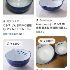 (=^ェ^=)のらや　ラーメンどんぶりと皿の画像