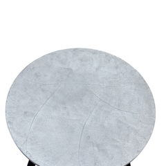 KANADEMONO カフェテーブル 杢コンクリート天板 × スチール脚　φ70cmの画像