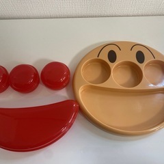 アンパンマン　お皿　フェイスランチ皿　アンパンマンプレート　ランチプレート　食器　アンパンマン　子供　お子さまランチ　食事 の画像