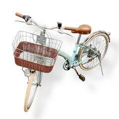 25Y013 ジ cafe Crossant 自転車 22インチ...