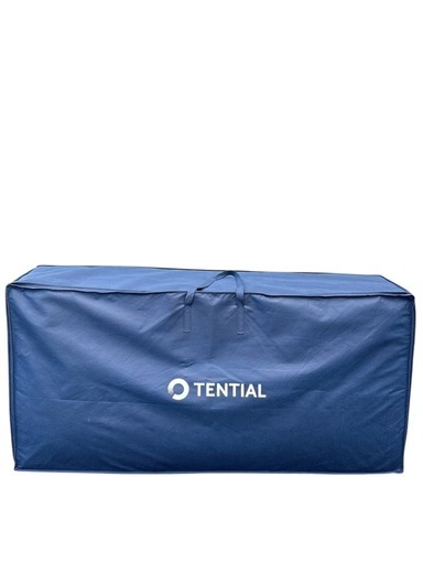 【美品】TENTIAL テンシャル BAKUNE バクネ リカバリー マットレス ダブル 三つ折り 低反発 高反発 ベッド ラテックス ポリエチレン 独自構造 体圧分散 洗える