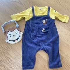 ロンパース　子供服　ベビー服　ベビースタイセット　よだれかけの画像