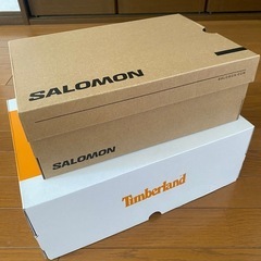 サロモン　ティンバーランド　空箱のみ　収納　インテリアにの画像