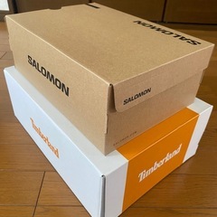 サロモン　ティンバーランド　空箱のみ　収納　インテリアにの画像