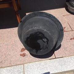 青銅　釜　貴重　直径30センチ　重いです。木の蓋あります。の画像