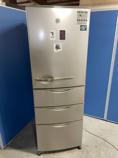 無料】SANYO 4ドア冷蔵庫 SR-361G 2003年製 通電確認済み 大容量