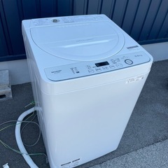 【2021年製】SHARP ES-GE5D 全自動電気洗濯機　5...