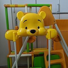 プーさんジャングルジム　鉄棒とブランコの画像