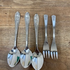ミッキー　カラトリー5本セット