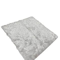 ベビー フォト用ラグ ホワイト 49cm×49cm