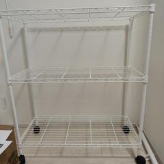 【美品】ニトリスチールラック