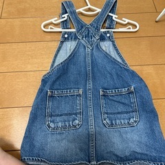 baby GAPデニムオーバーオールの画像