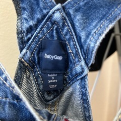 baby GAPデニムオーバーオールの画像