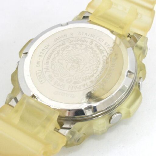 動作品 CASIO G-SHOCK 第7回国際イルカクジラ会議 DW-9200K-7T キラーホエール ホワイト 1845 化粧箱・冊