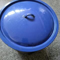 レトロ　煙突用　湯沸かし器　ホーローの画像