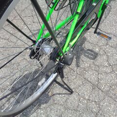 訂正　CIELOUR　26インチ　内装3段　全塗装　黄緑/黒　ママチャリ【233】の画像