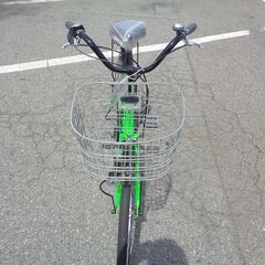 訂正　CIELOUR　26インチ　内装3段　全塗装　黄緑/黒　ママチャリ【233】の画像