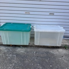 ロック付き収納box  2個セット