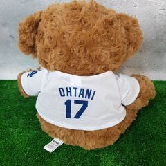 【MLB正規ライセンス品】【SHOHEI OHTANI/大谷翔平】ドジャースユニフォーム ふわふわベアぬいぐるみ 米国FOCO社製 Los Angeles Dodgers 25cmの画像
