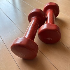 ダンベル　2キロ　2個